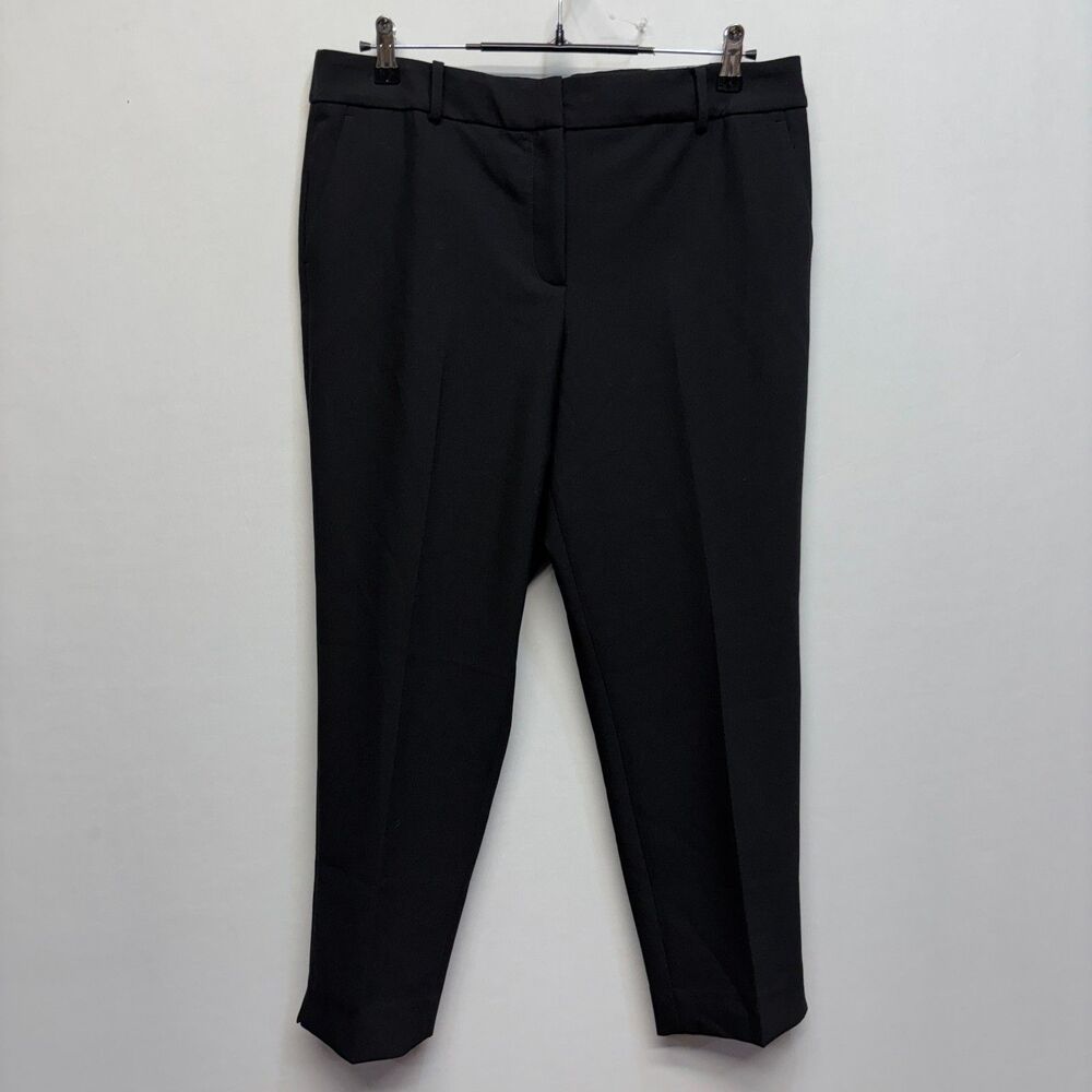 NWT Talbots Hampshire Ankle Pants Trouser Size 14P 14 Petite Black SP22 C124 -2